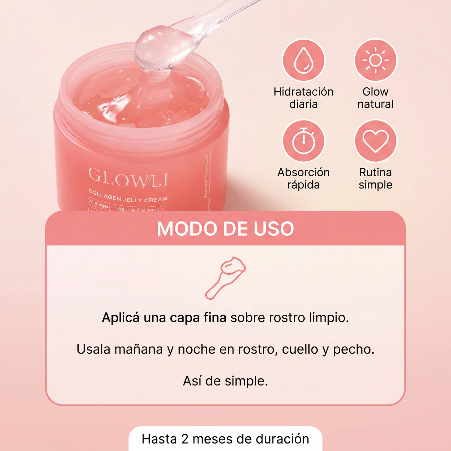 Crema Facial Coreana Antiarrugas